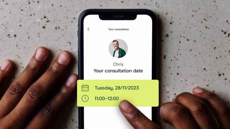 Never miss an appointment again – with notifications via the Getsafe app.