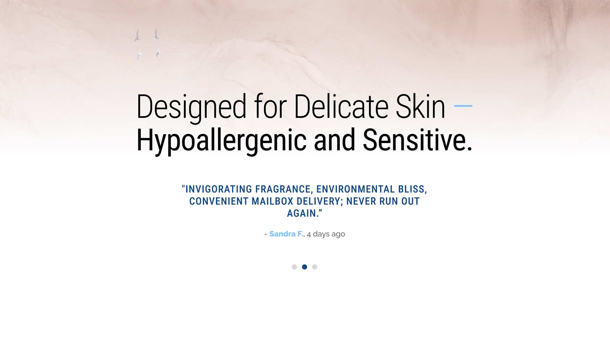 screengrab of desktop website