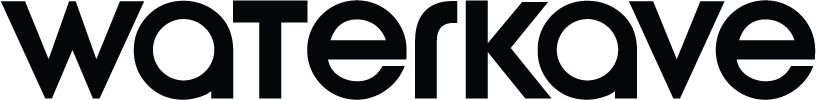 Waterkave brand logo in black lowercase letters.