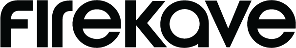 Firekave logo text in black font.