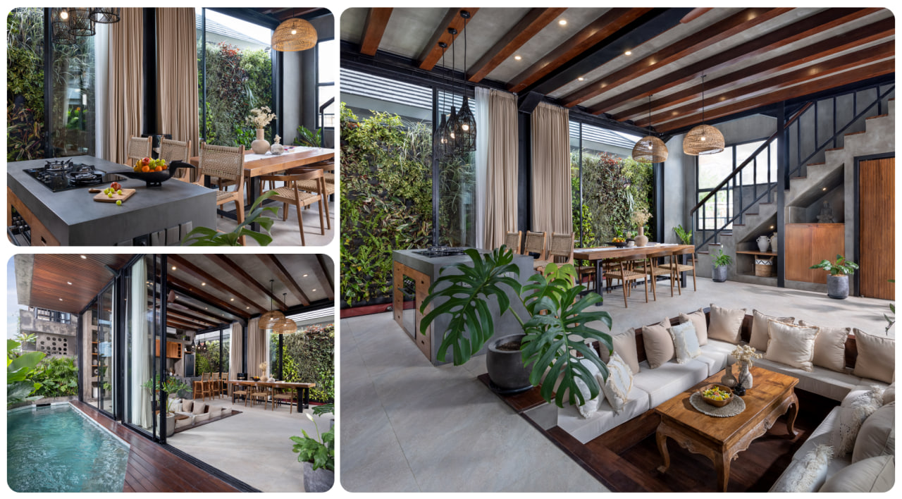 Tropical Loft living room