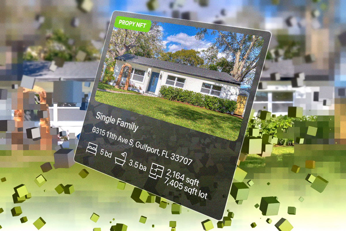 Пример: покупка дома с помощью аукциона NFT на Propy