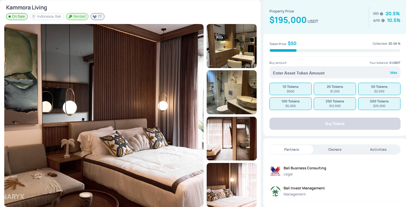 Kamorra Living at Binaryx Platform