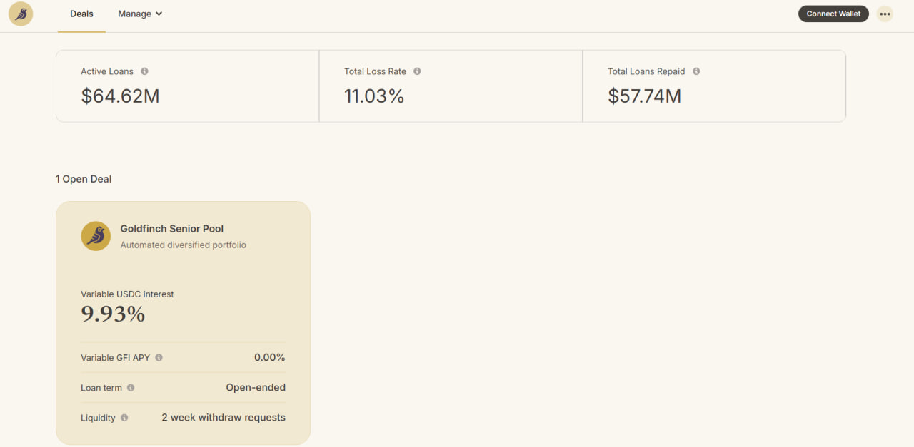 Goldfinch: Decentralizing No-Collateral Loans for Emerging Markets