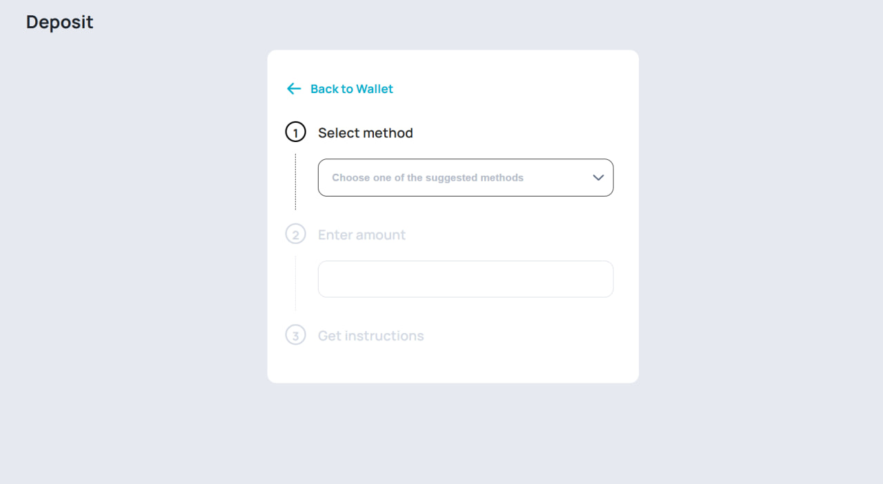 Step 2: Choose Your Funding Method