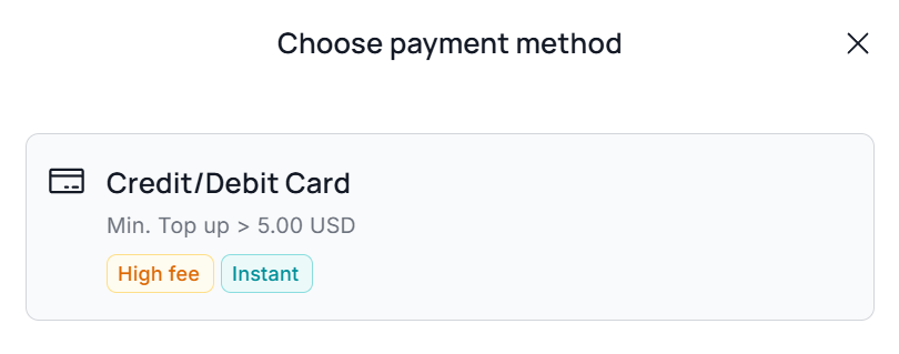 Step 4: Payment Method