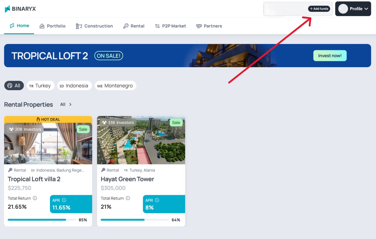 Step 1: Log into the Platform
