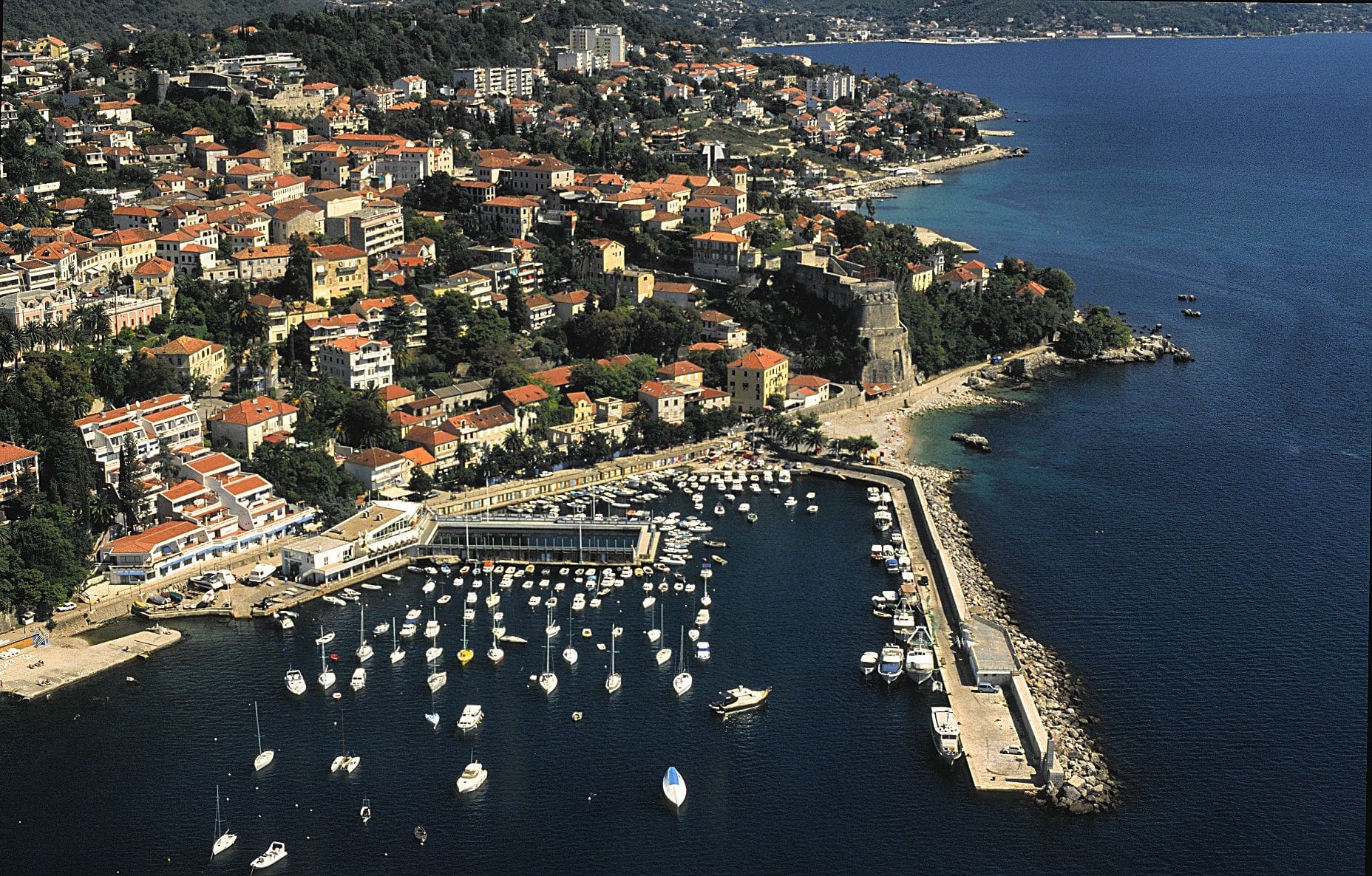 The port of Herceg Novi