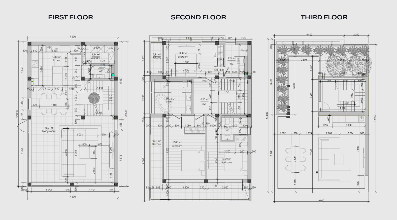 Balance Villa floor map