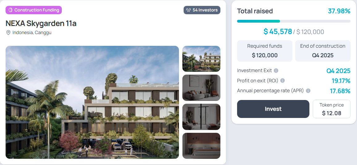 Nexa Sky Garden, Bali, on Binaryx Platform