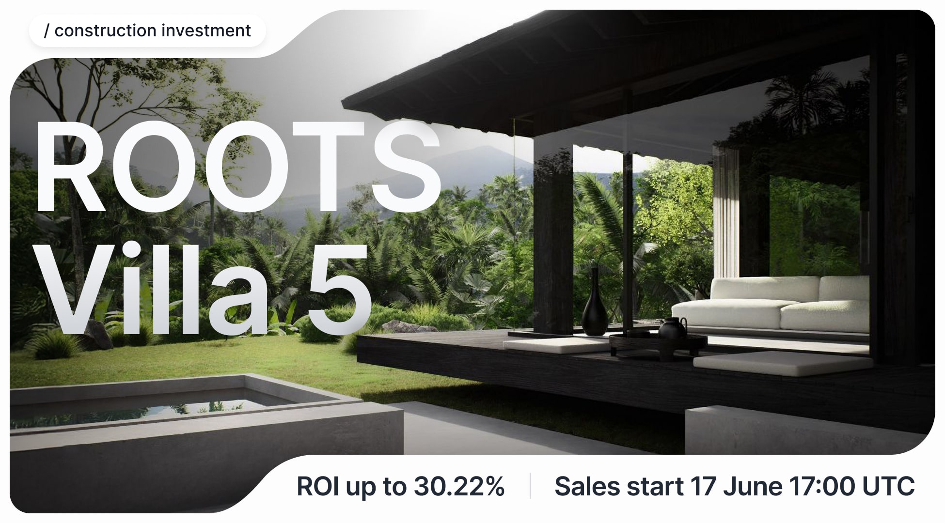 Roots Villa 3 : retraite boutique en pleine jungle a Ubud avec 31,9 % de ROI