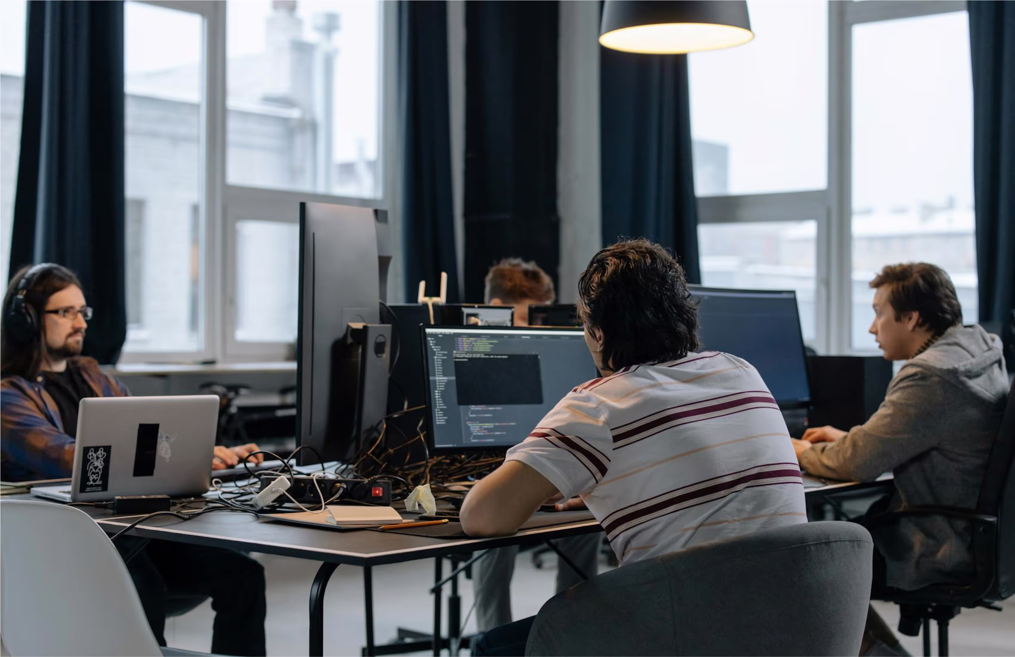 Fictive team members in office