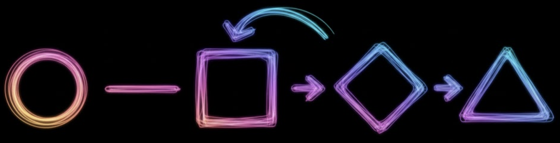 icon showing an AI automation workflow