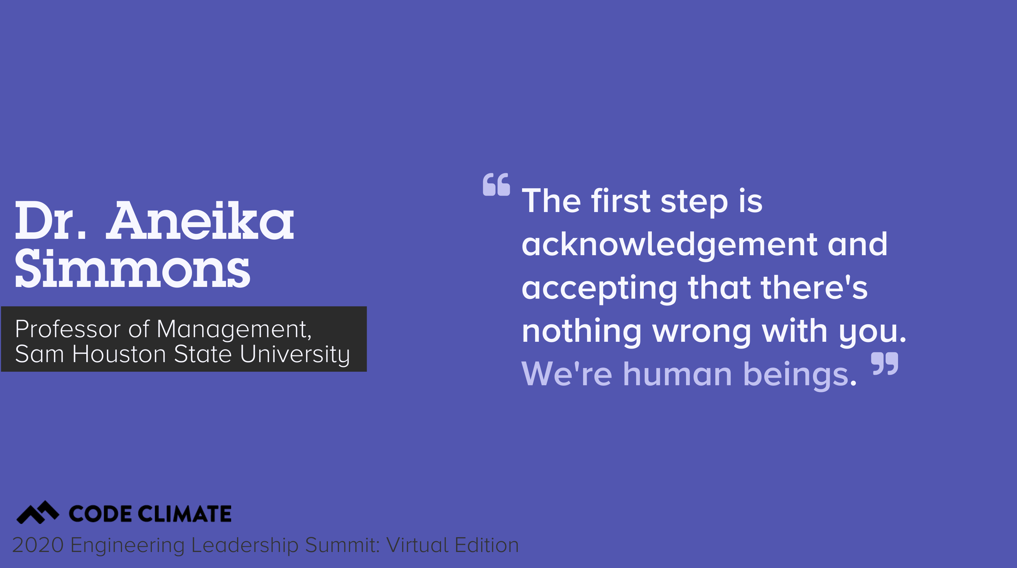 aneika acknowledgement quote