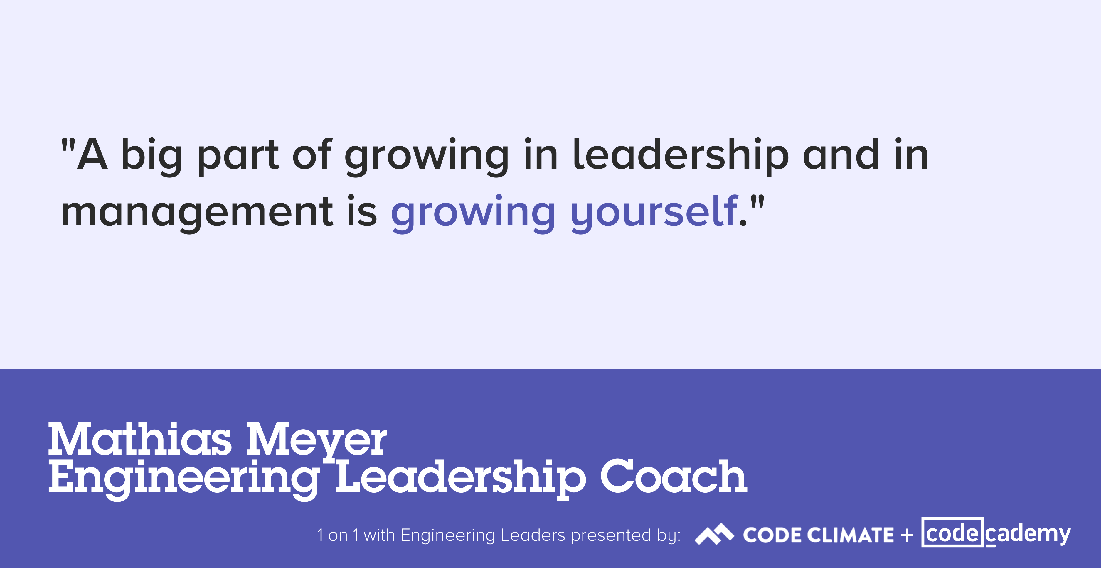 Mathias Meyer quote growing yourself