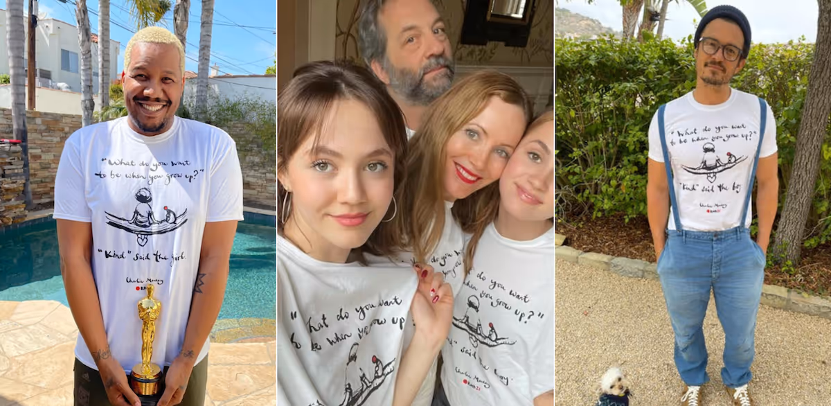 Charlie Mackesy Limited Edition T-shirt in the Red Nose Day Shop Now!