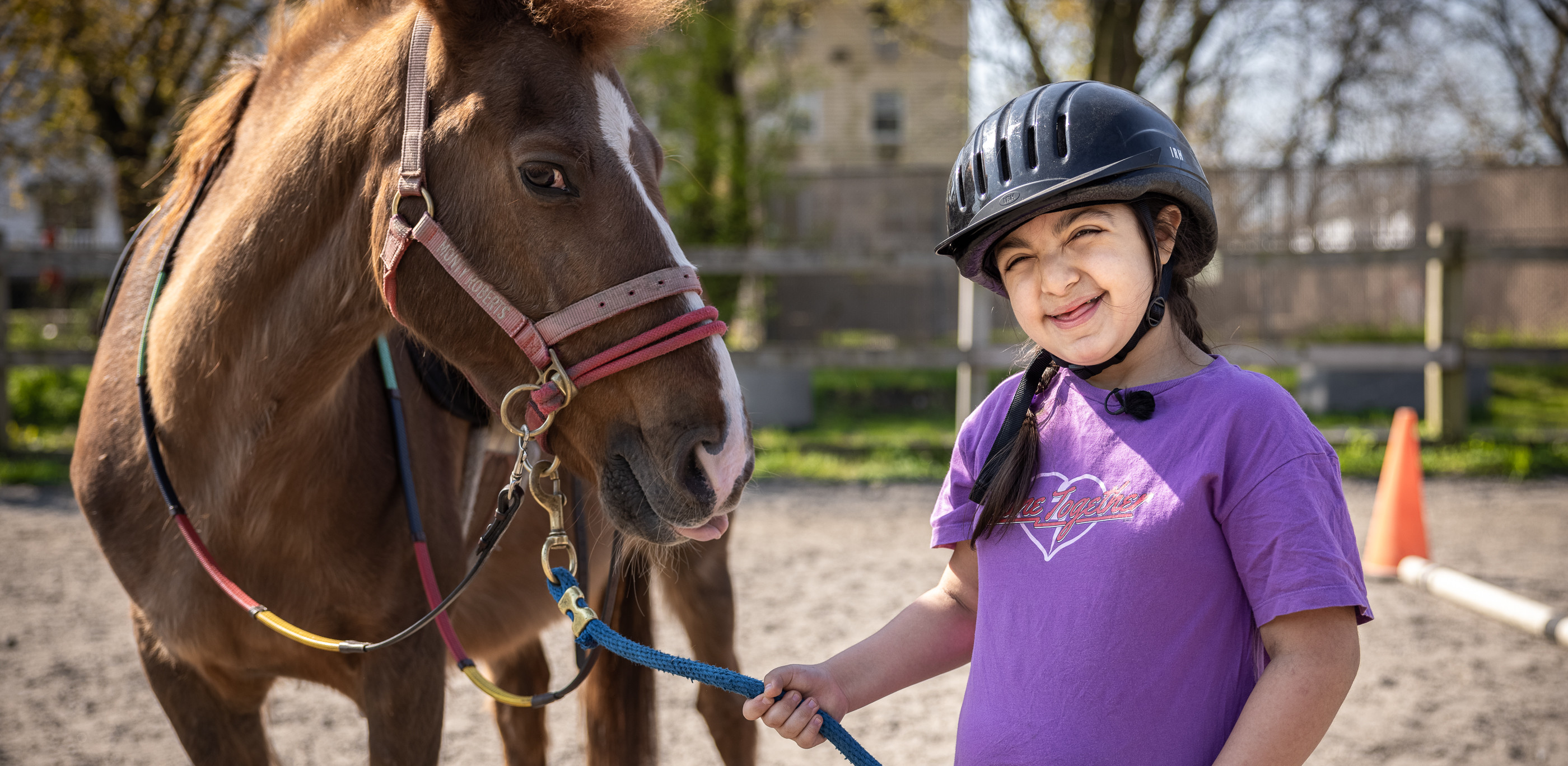 Finding Strength and Peace Through Horseback Riding with Red Nose Day