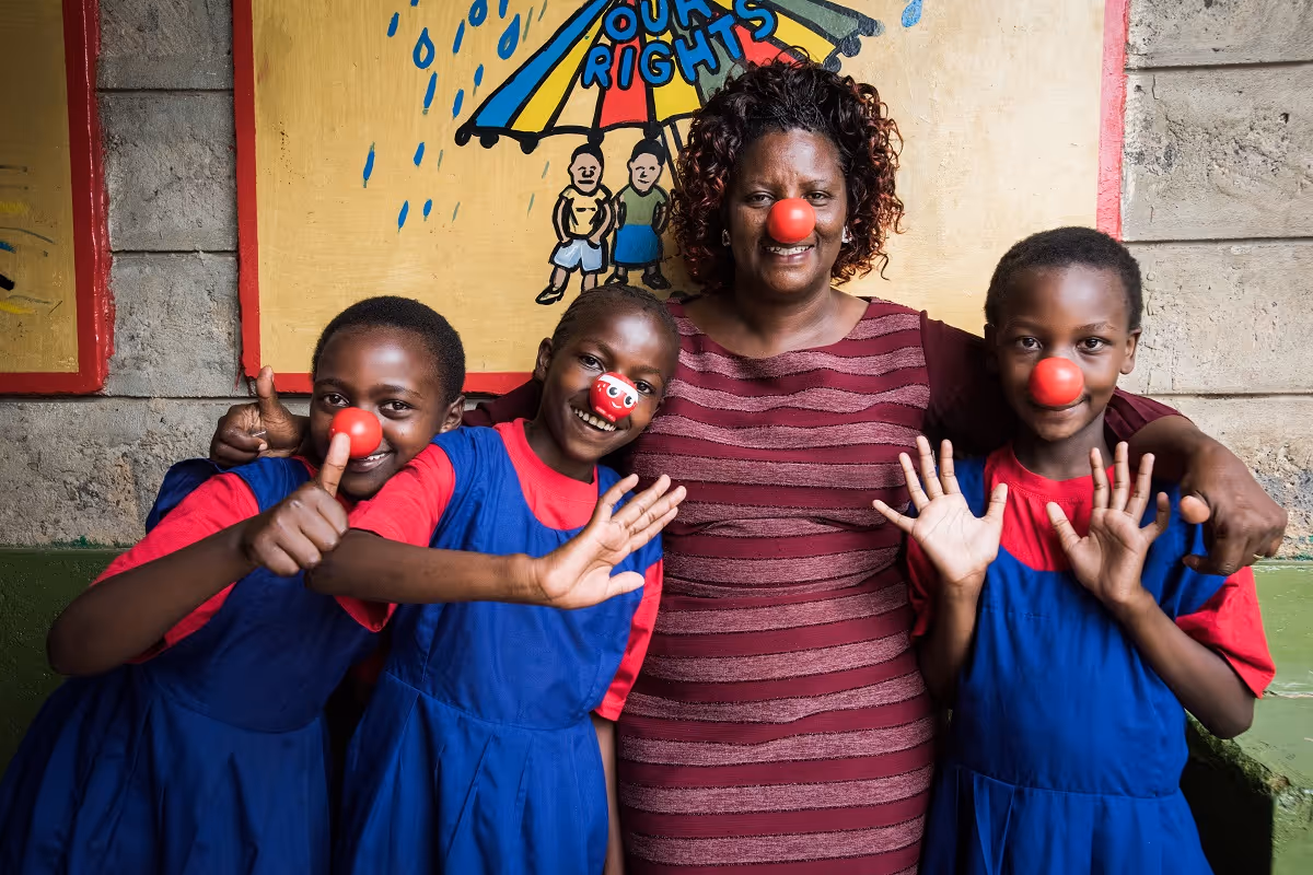 Agnes now has the opportunity to be a kid at a residential school in Kenya.