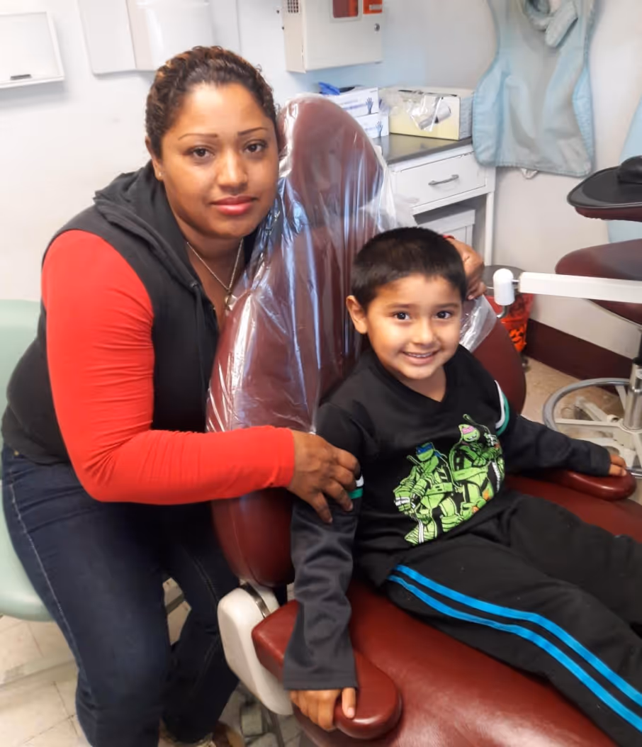 Yesenia relies on UnidosUS and Red Nose Day to help with her kids' dental care