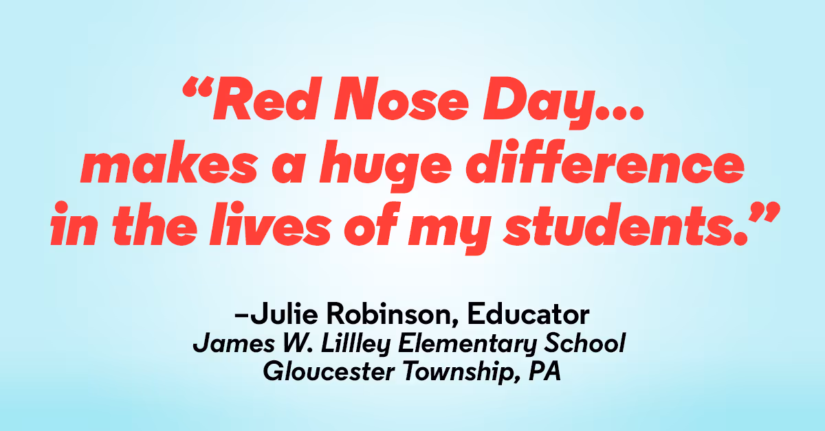 Celebrate National Teacher Day with Red Nose Day