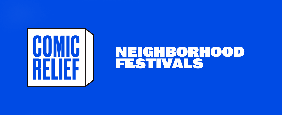 Logo for Comic Relief Neighborhood Festivals