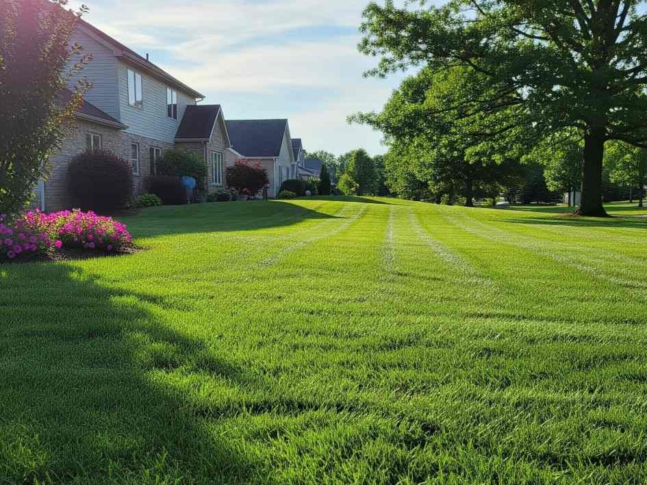 bi-weekly lawn mow example