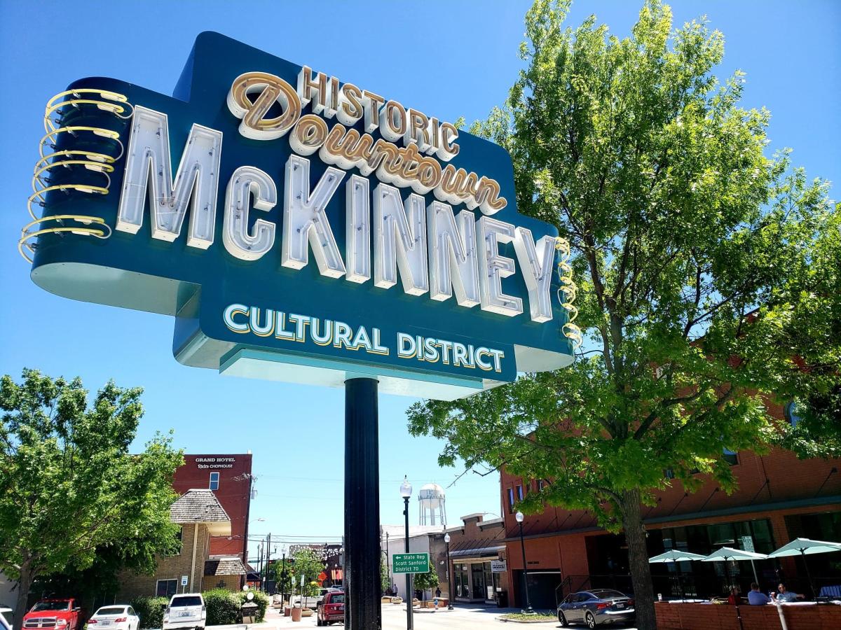Historic downtown McKinney, Texas