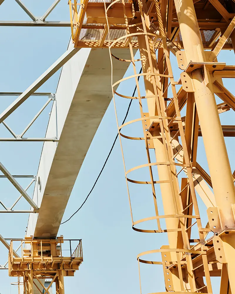 Steel industrial structure symbolizing ECOSI’s long-term vision, expansion, and future growth across the Americas