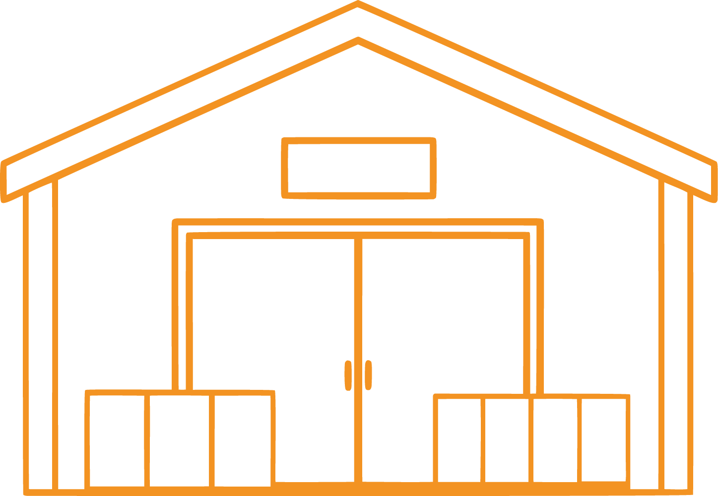 Commercial and industrial sector icon