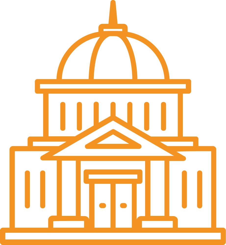 Government engineering sector icon