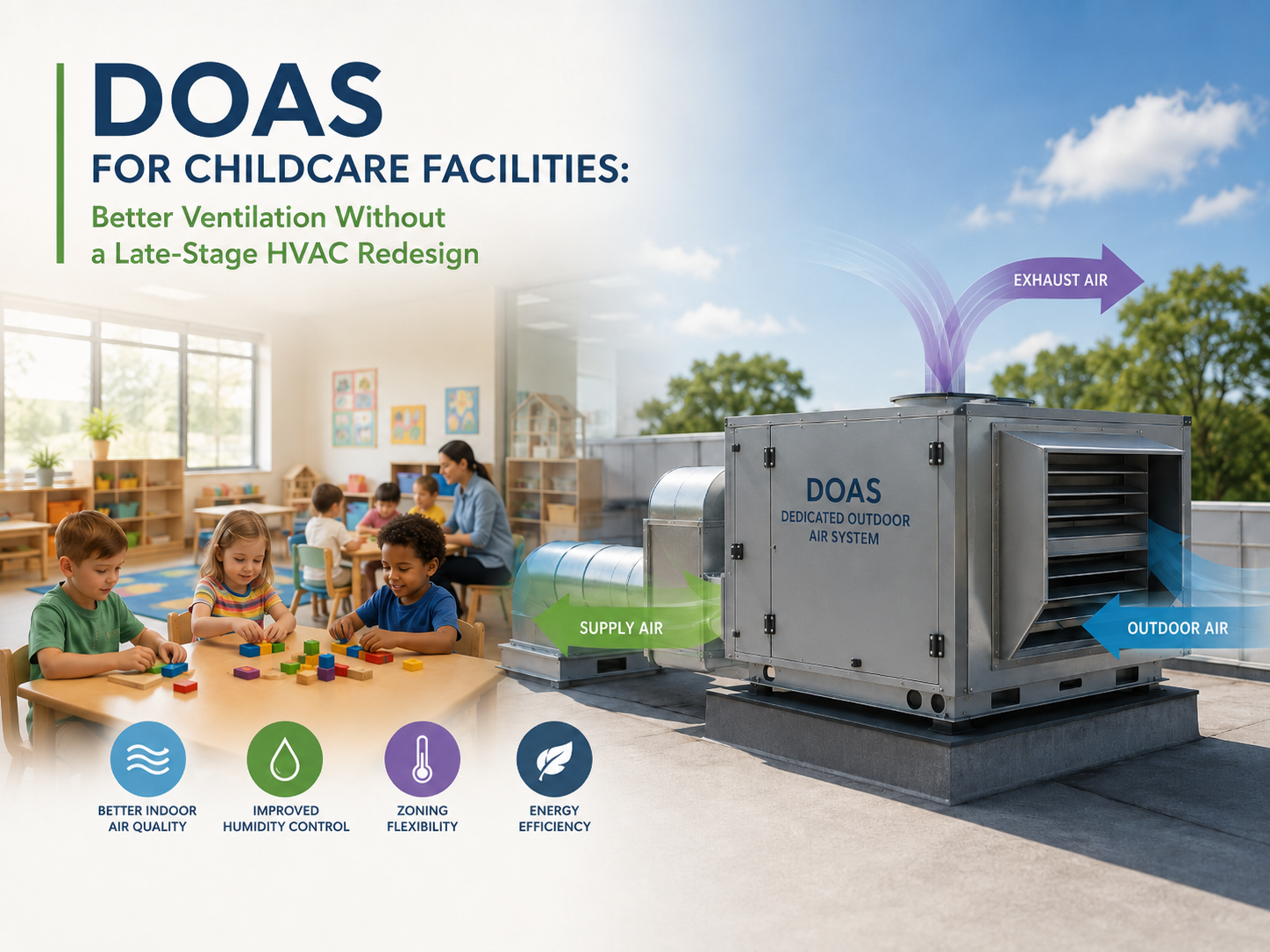 DOAS for Childcare Facilities: Better Ventilation Without a Late-Stage HVAC Redesign