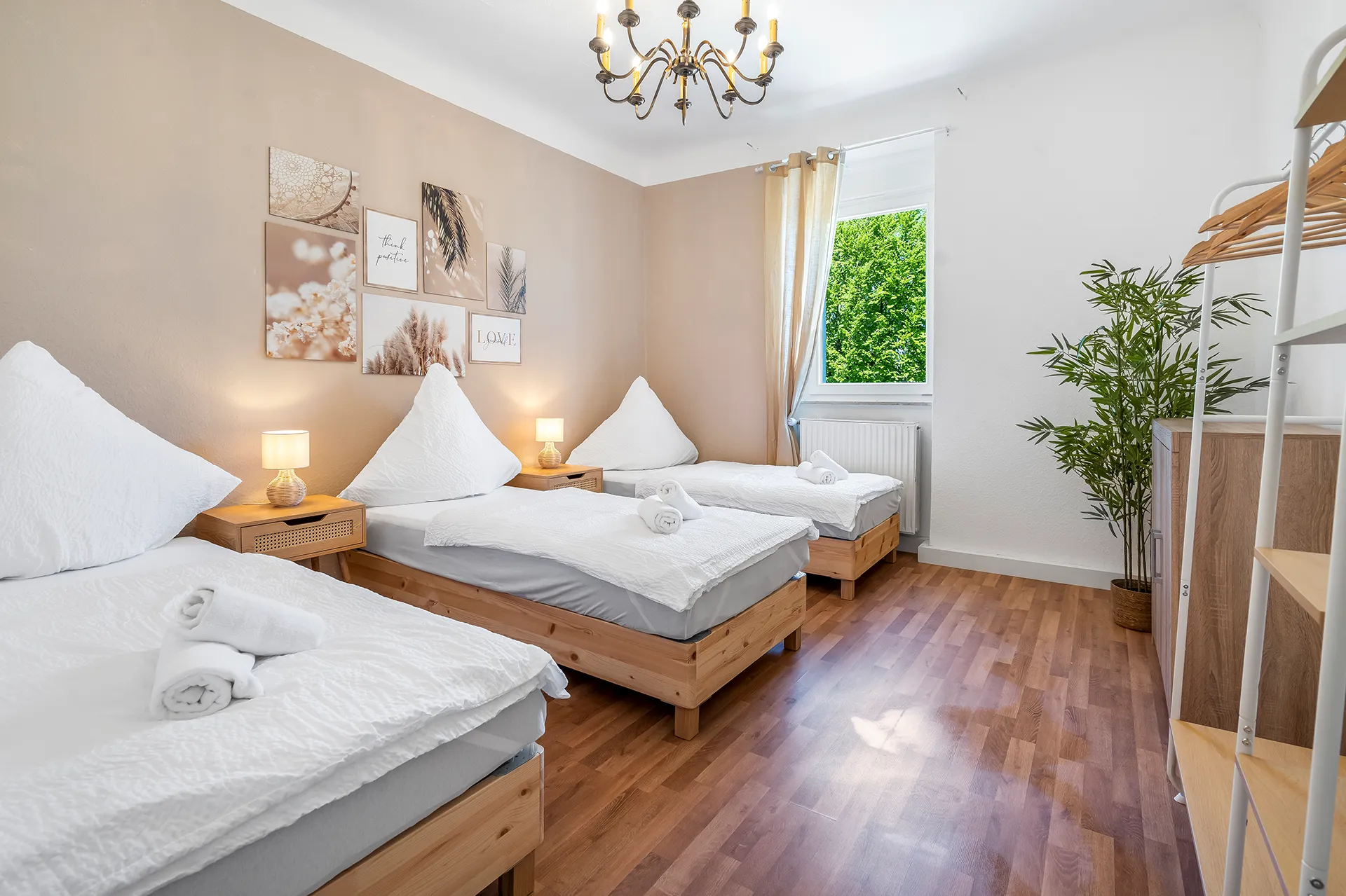 Schlafzimmer im Monteurzimmer Gelsenkirchen