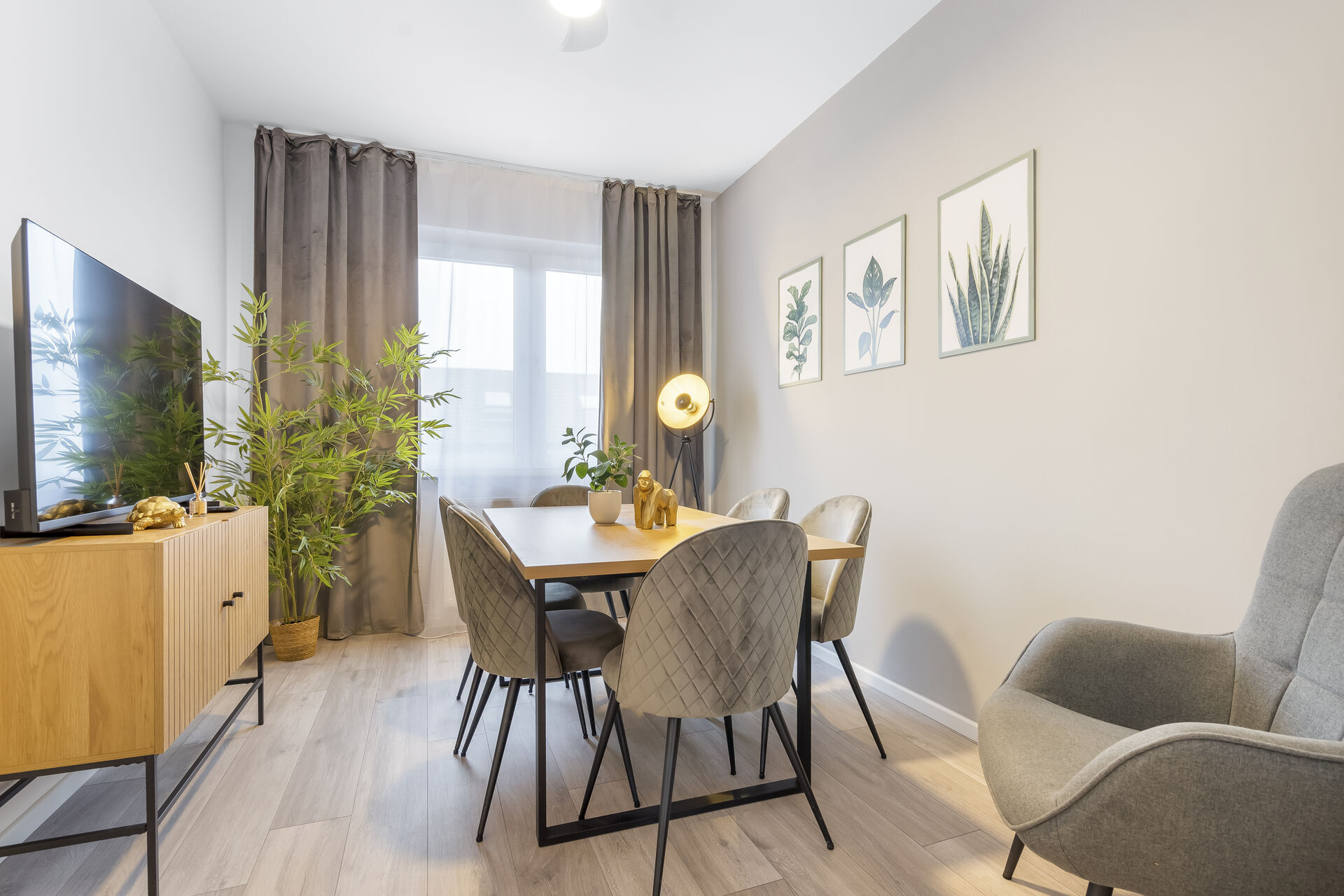 Wohnzimmer in der Unterkunft in Bochum