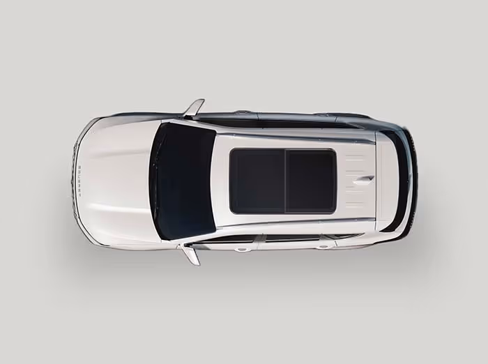 Vista cenital del Carro Soueast modelo S07 color snow white