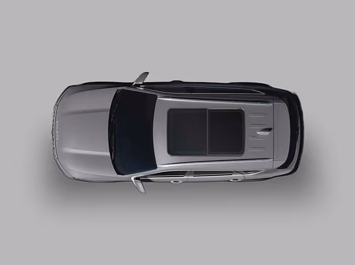 Vista cenital del Carro Soueast modelo S07 color gris fantasma