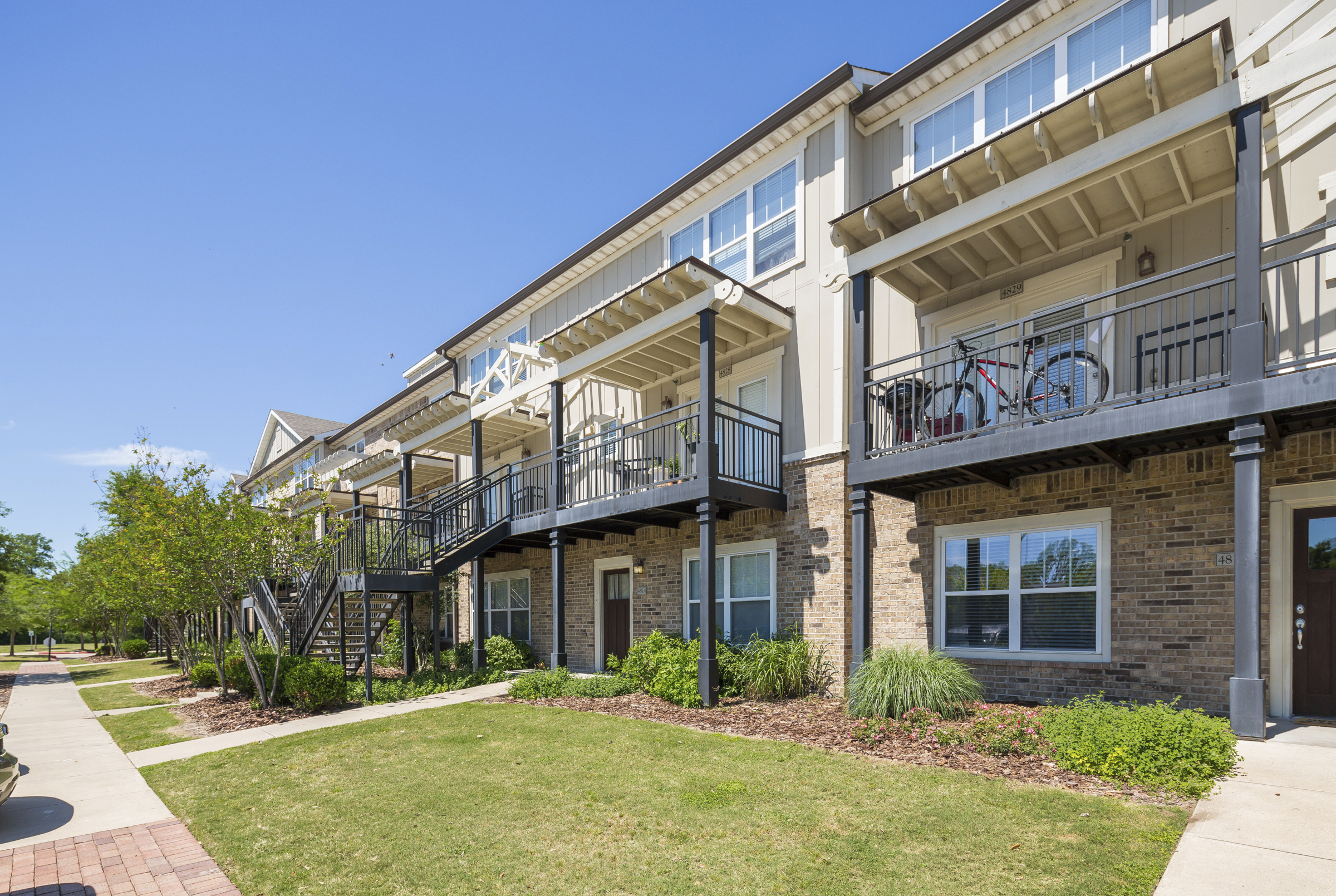 Exterior of apartments