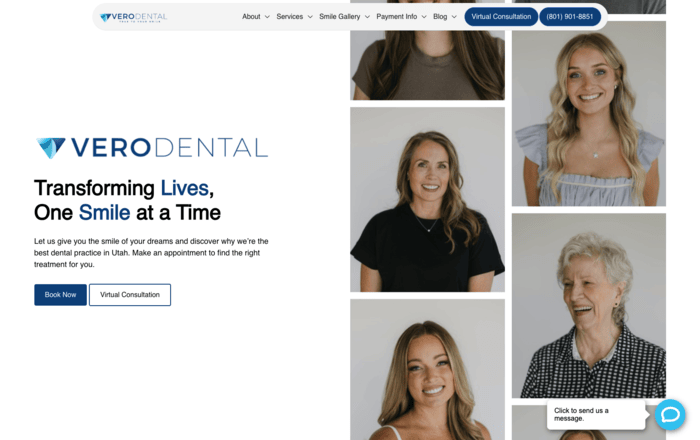 Website Design & Development for VeroDental