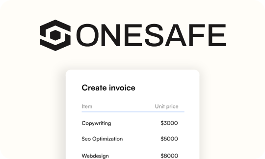 OneSafe Customer Card