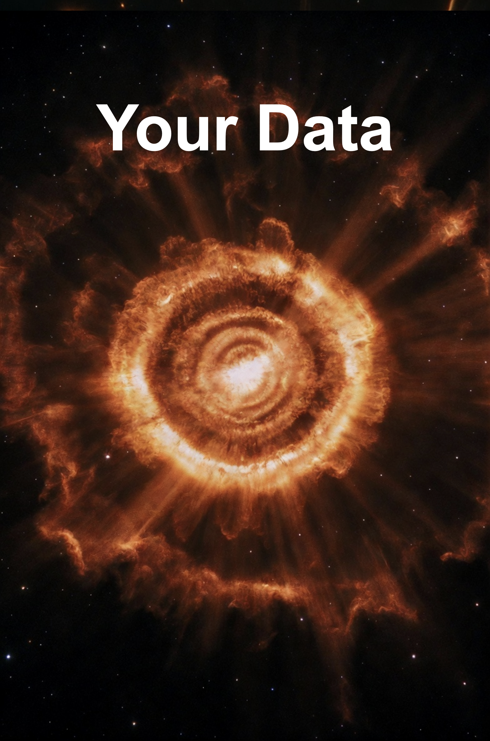 [background image] image of a digital display screen with marketing visuals (for a ai marketing tech company)