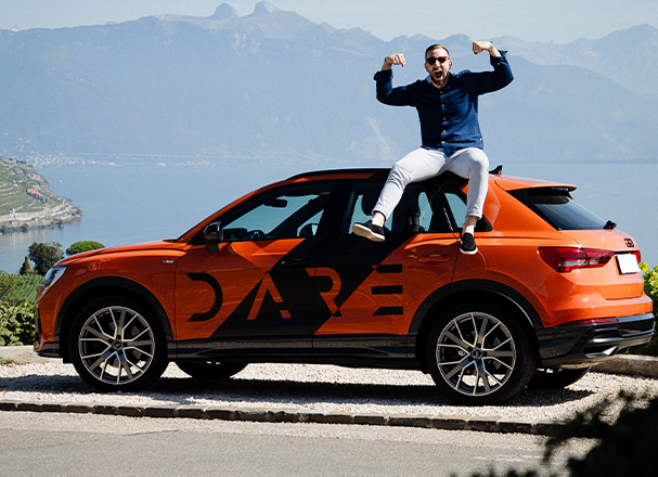 Audi Q3 aux couleurs de DARE | Brand Factory