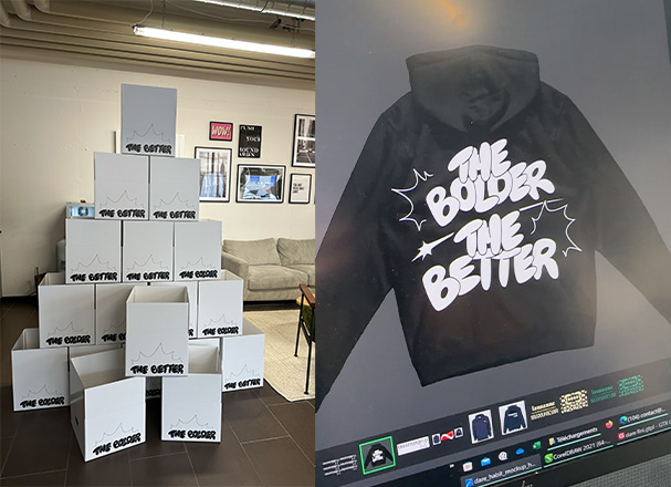 Merch drop pour DARE | Brand Factory