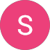 Pink circle with a white letter S in the center.
