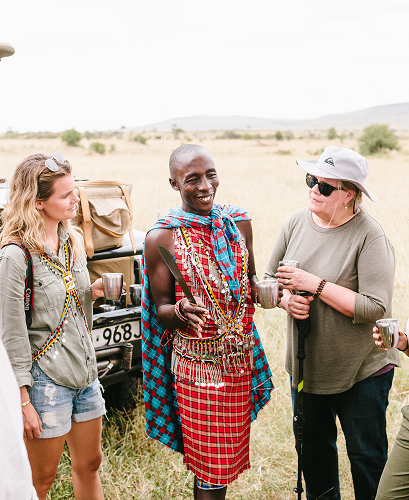 Guide showing wild herbs and edible plants in the bush.
