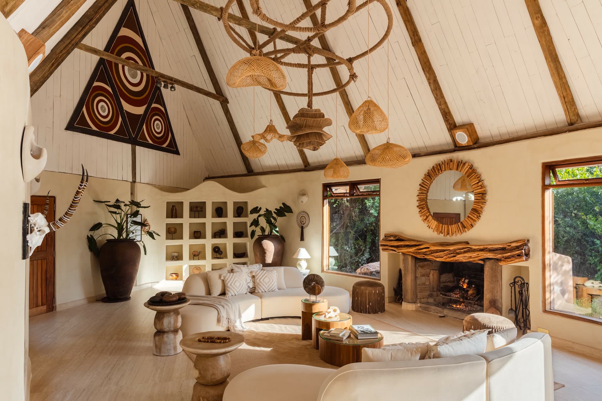 Boules lawn and shaded outdoor seating for relaxation.