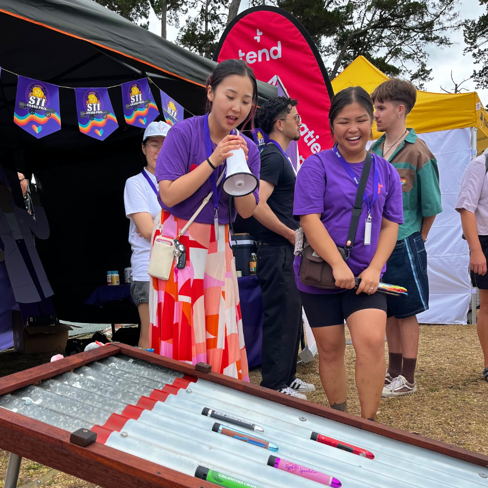 Image of Tend staff at Big Gay Out Event in Auckland
