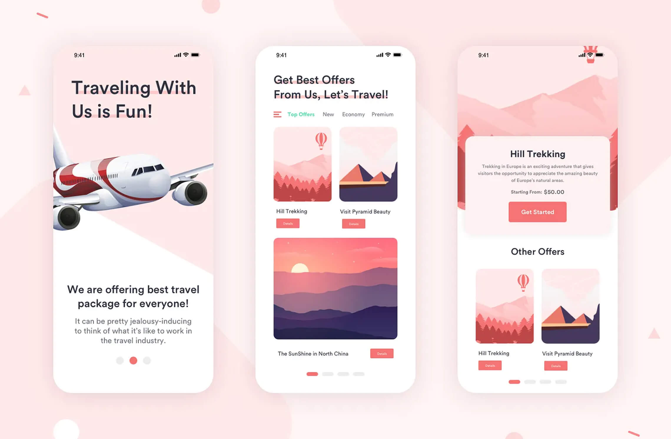 Flight Ticket Booking Mobile App Design