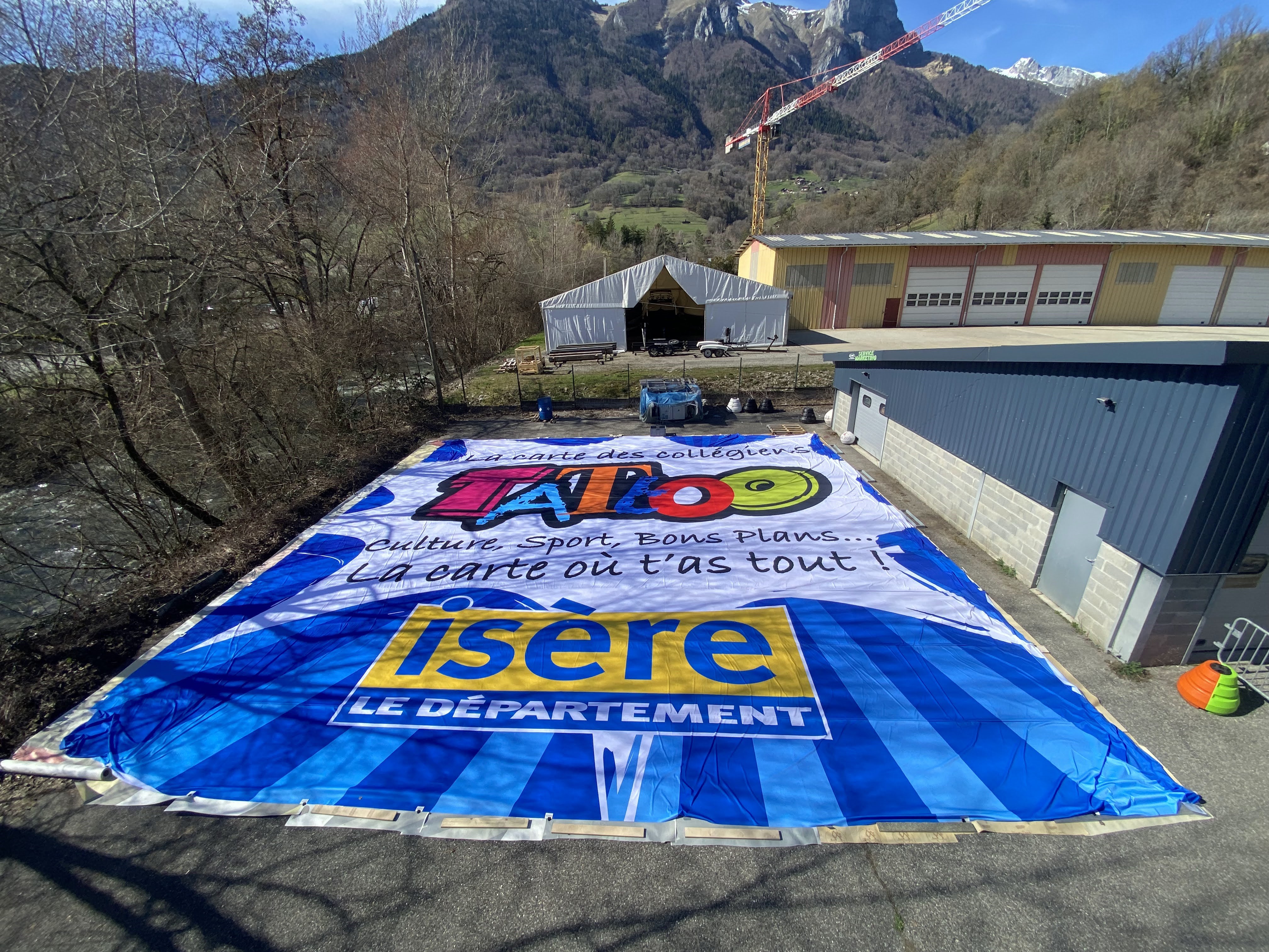 Tifo personnalisé Isère