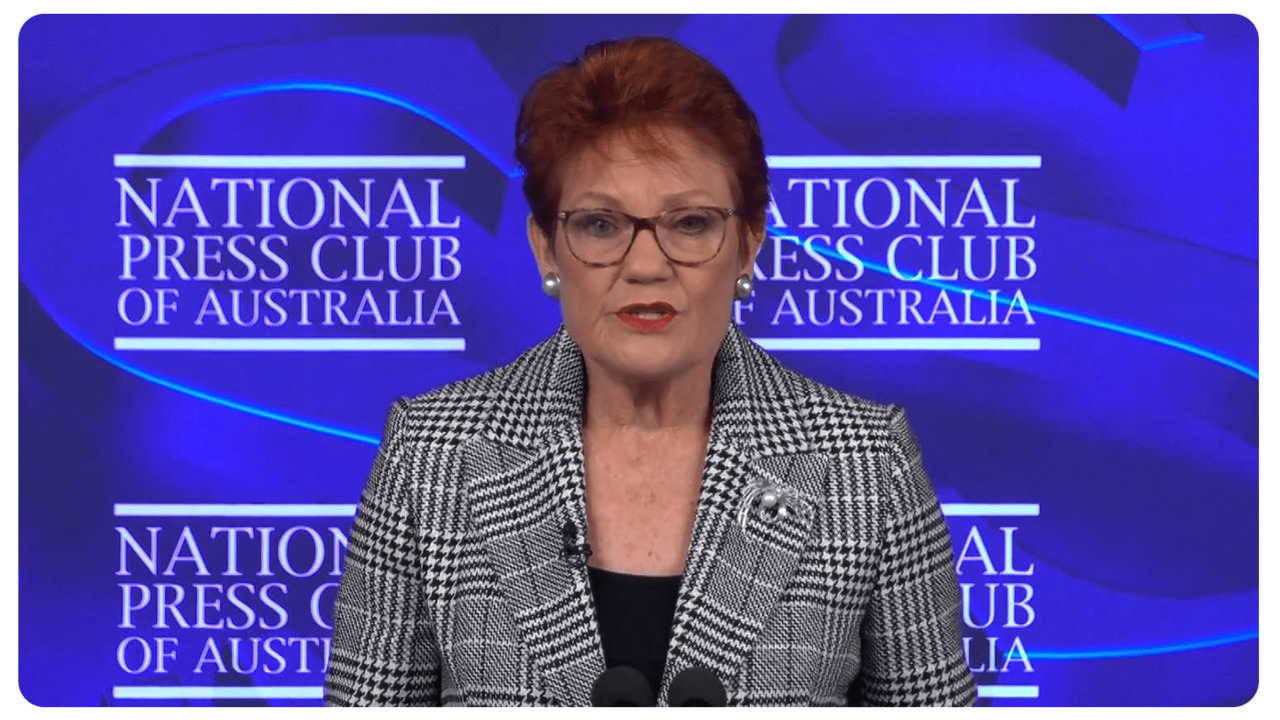 John Macgowan and ABC Hobart Dicuss Pauline Hanson's address to the National Press Club