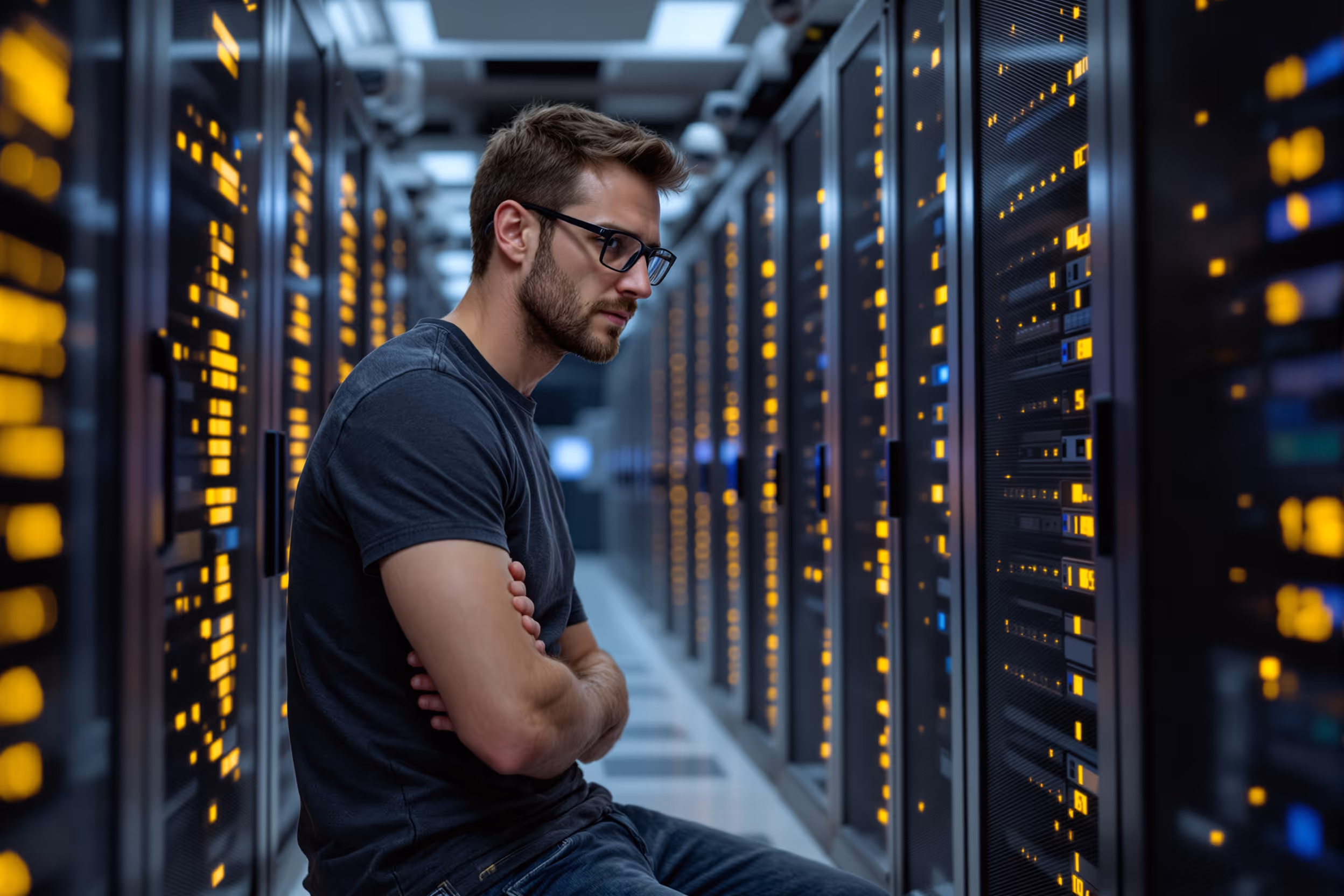 Network engineer working in a secure, European data center managing S3 compatible big data storage.