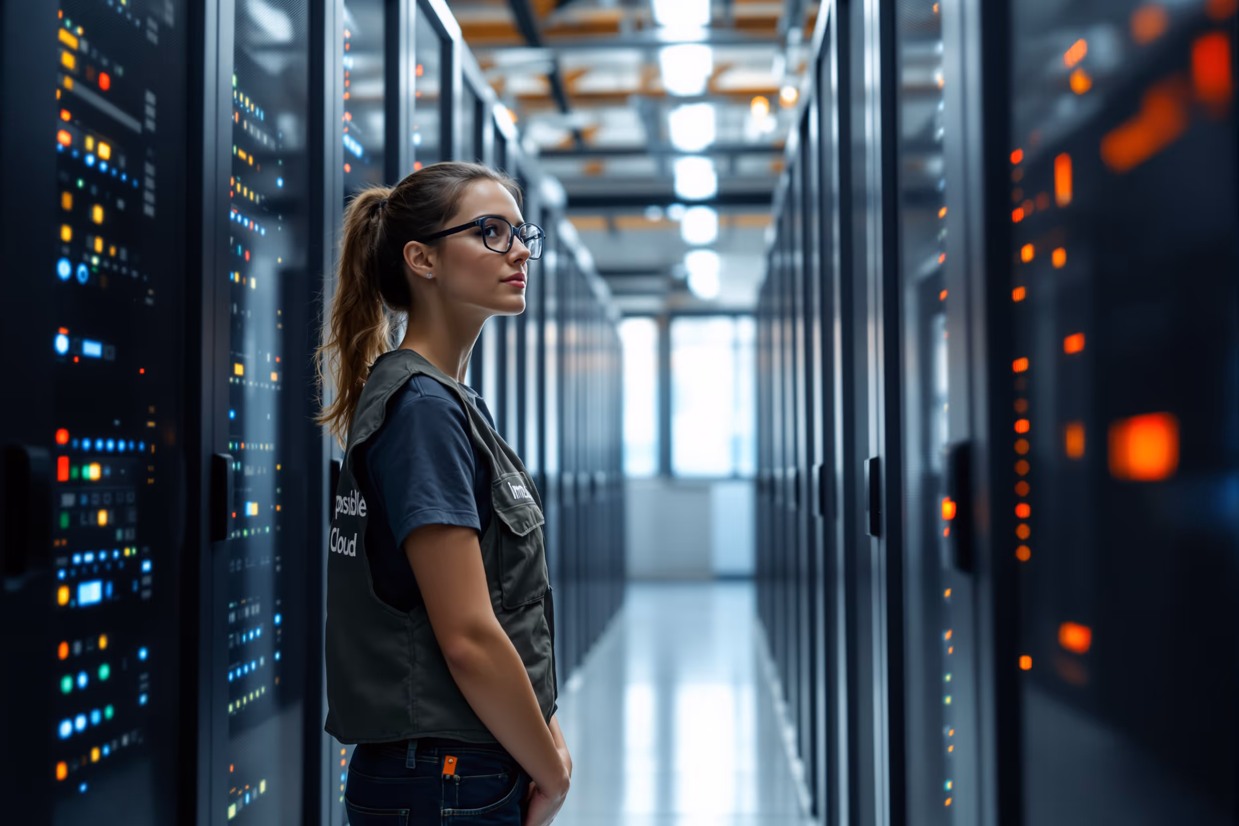 IT engineer monitoring S3 API object storage in a European data center.